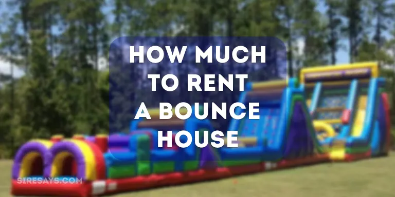 how much to rent a bounce house